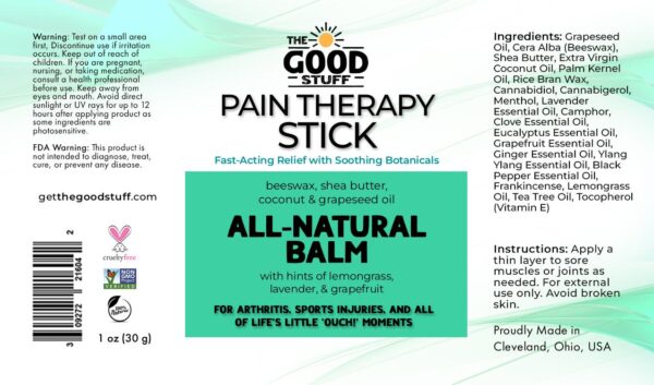 Pain Therapy Stick 1 oz. - Image 2