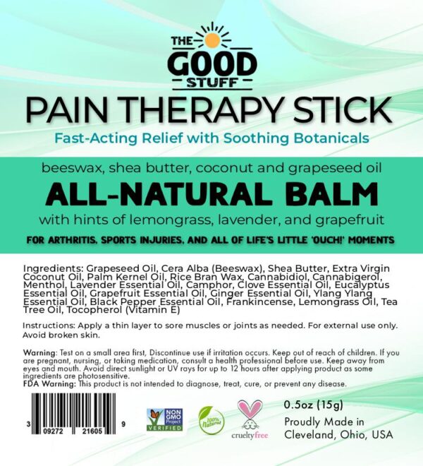 Pain Therapy Stick .5 oz. - Image 2